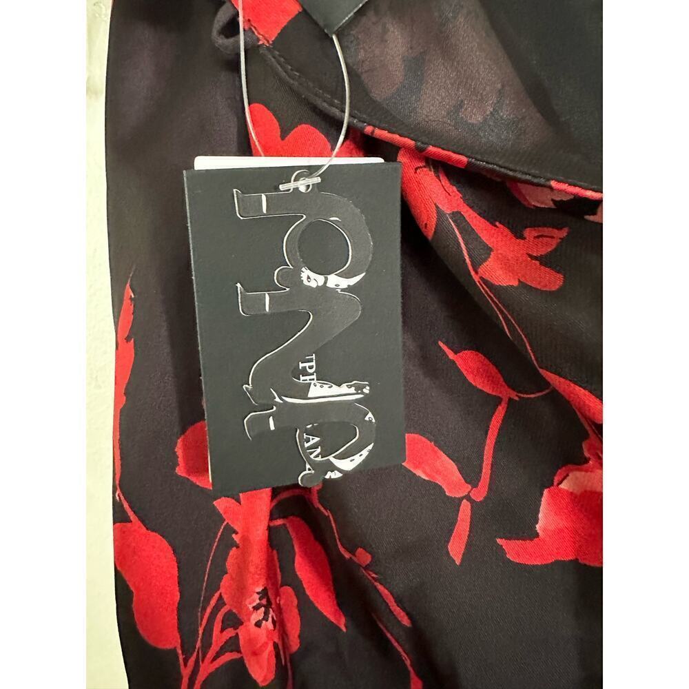 Puppets and Puppets Ringer Floral Print Draped Dress size 8 - Picture 8 of 11